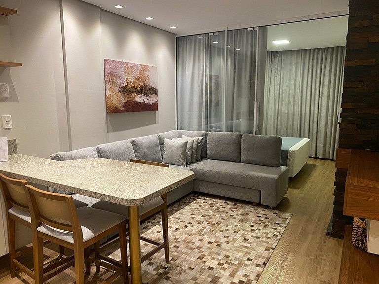 NOVO Studio 506 - Hidro, Lareira  e Piscina Quente
