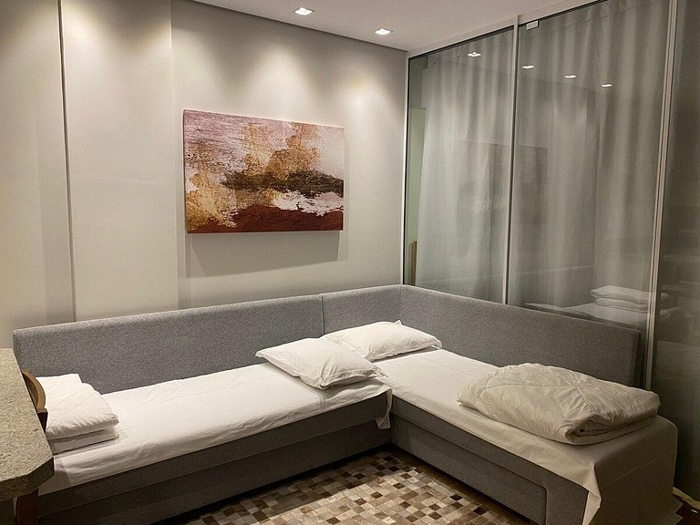 NOVO Studio 506 - Hidro, Lareira  e Piscina Quente