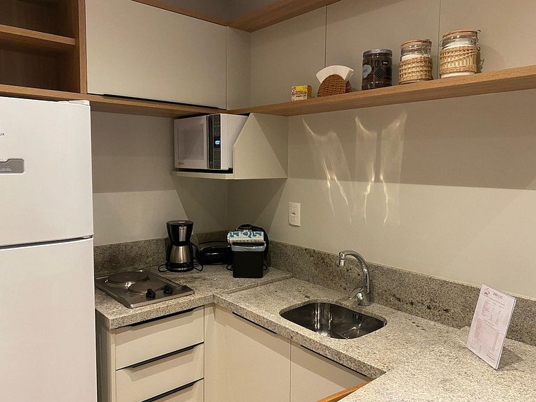 NOVO Studio 506 - Hidro, Lareira  e Piscina Quente