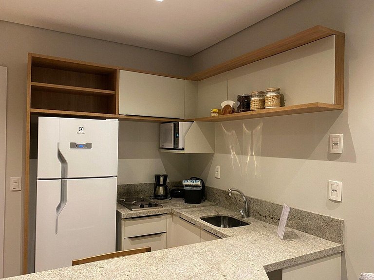 NOVO Studio 506 - Hidro, Lareira  e Piscina Quente