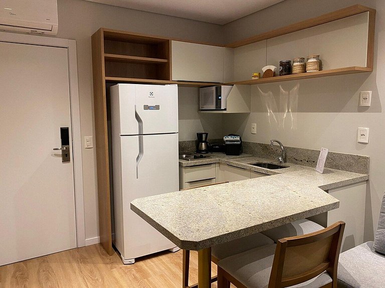 NOVO Studio 506 - Hidro, Lareira  e Piscina Quente