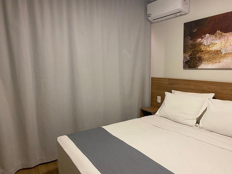 NOVO Studio 506 - Hidro, Lareira  e Piscina Quente