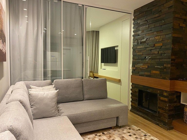NOVO Studio 506 - Hidro, Lareira  e Piscina Quente