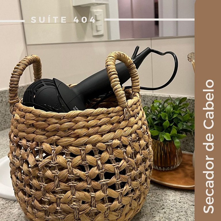 Flat Conforto Amplo com Piscina Climatizada - 404