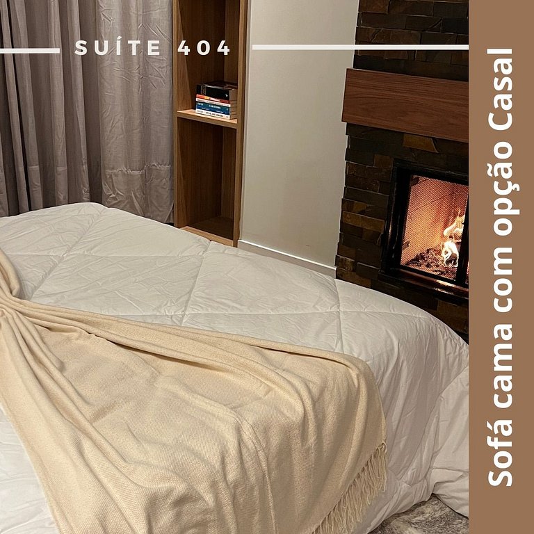 Flat Conforto Amplo com Piscina Climatizada - 404