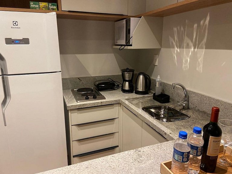 Fantástica Suite | 304 | Piscina | Academia |Sauna