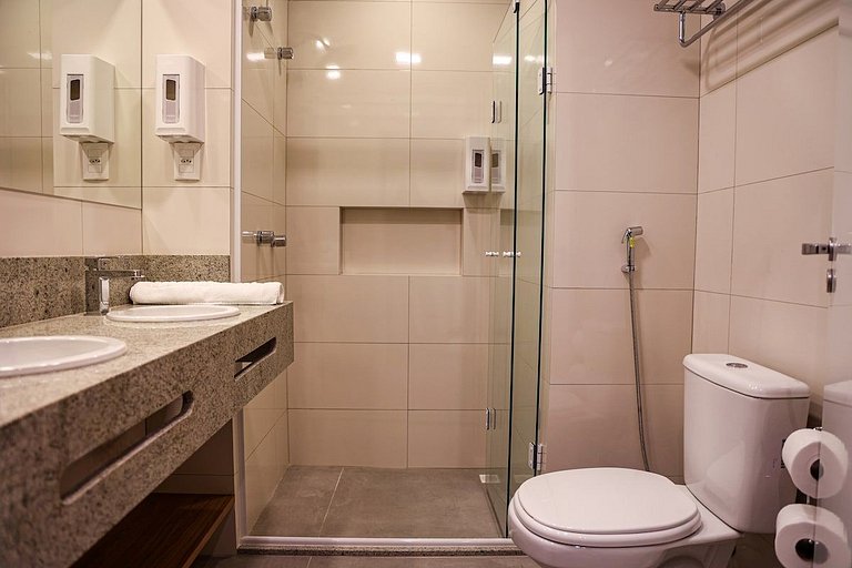 Fantástica Suite | 304 | Piscina | Academia |Sauna