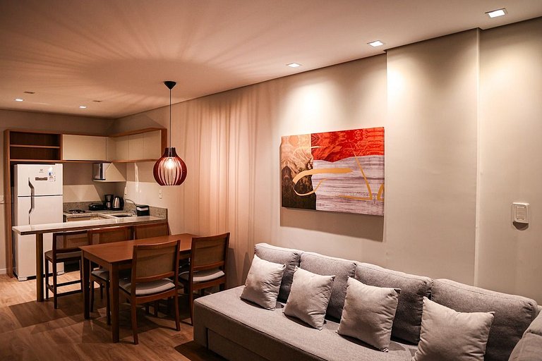 Fantástica Suite | 304 | Piscina | Academia |Sauna