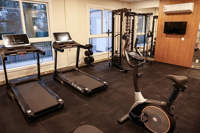 Fantástica Suite | 304 | Piscina | Academia |Sauna