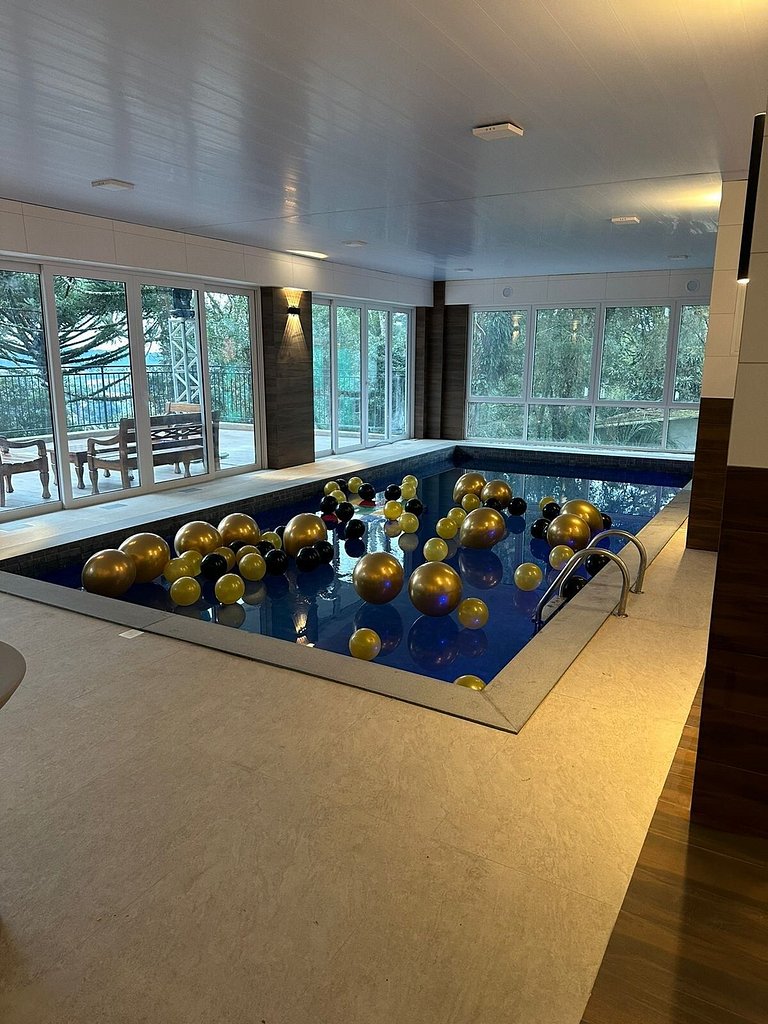 NOVO Stúdio 211 | Piscina Aq | Academ | Sauna (Joana)