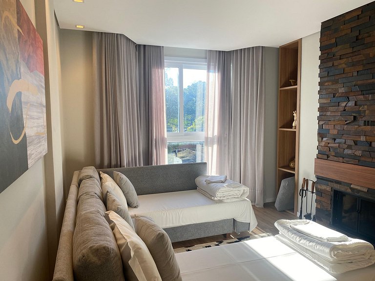 NOVA Suíte 103 | Piscina Aq | Academ | Sauna (Joana)