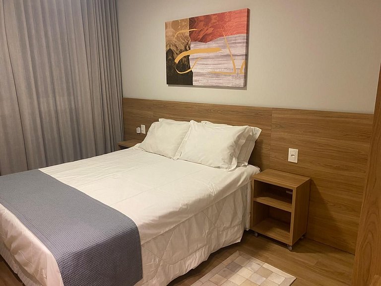 NOVO Stúdio 210 | Piscina Aq | Academ | Sauna (Joana)