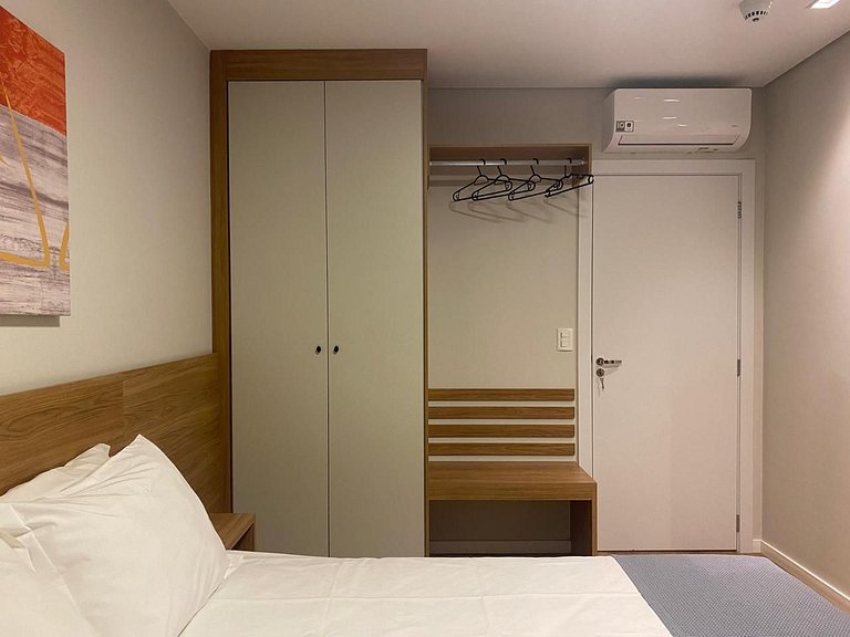 NOVO Stúdio 210 | Piscina Aq | Academ | Sauna (Joana)