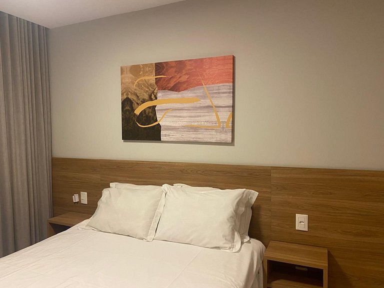 NOVO Stúdio 210 | Piscina Aq | Academ | Sauna (Joana)