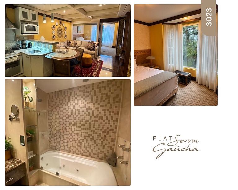 Glamuroso Studio no Laje de Pedra Mountain | 3023